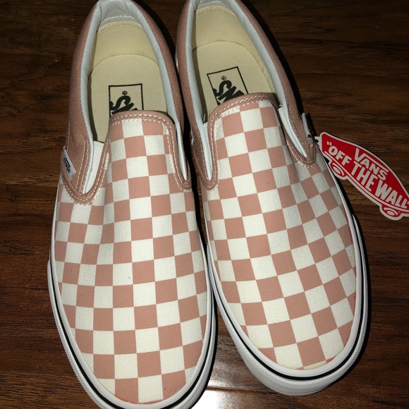 mahogany rose checkerboard vans